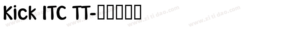 Kick ITC TT字体转换